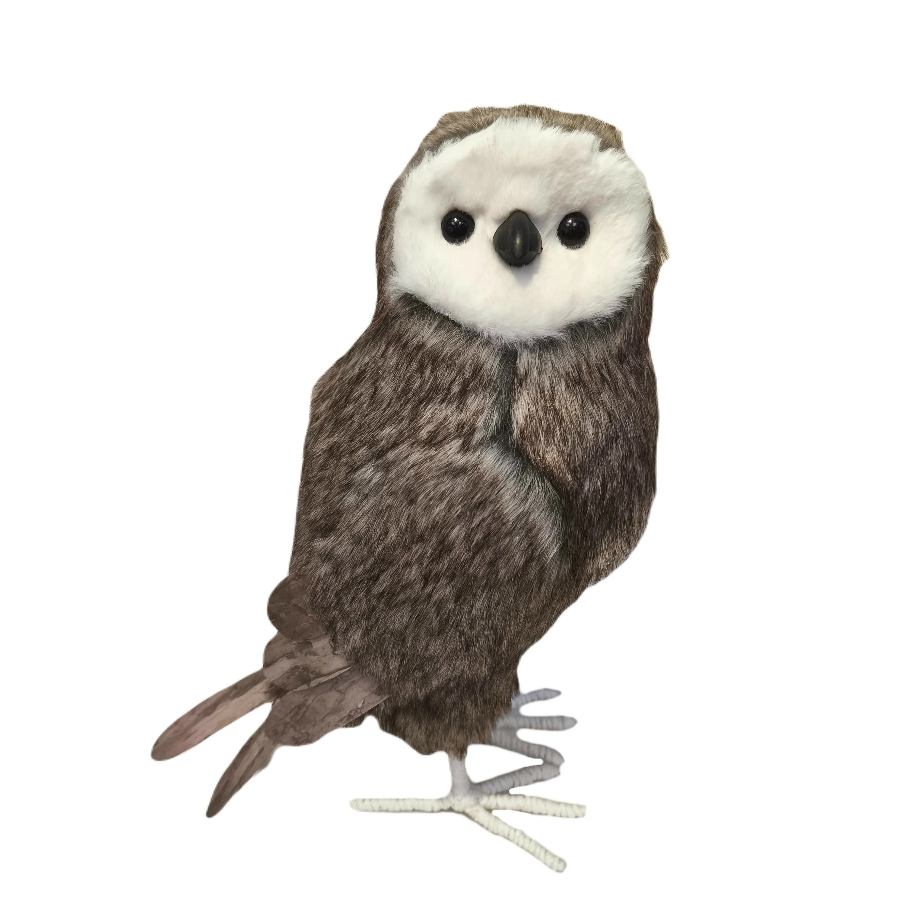 Large Barn Owl Christmas Tabletop Decor, Brown, 14", by Holiday Time - Walmart.com | Walmart (US)