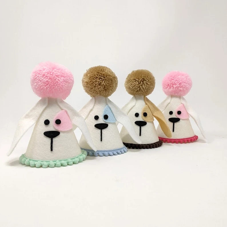 Puppy Party Hat Puppy Theme Party Puppy Party Dog Party - Etsy | Etsy (US)