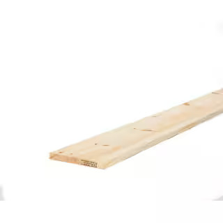 1 in. x 8 in. x 6 ft. Premium Kiln-Dried Square Edge Common Softwood Boards 914827 - The Home Dep... | The Home Depot