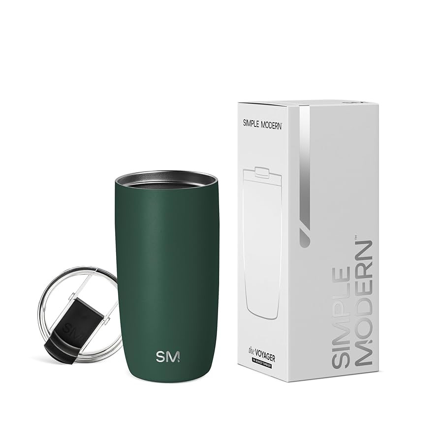 Simple Modern Travel Coffee Mug Tumbler with Flip Lid | Reusable Insulated Stainless Steel Cold B... | Amazon (US)