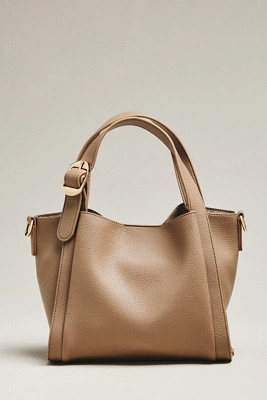 By Anthropologie Faux Leather Mini Satchel Bucket Bag | Anthropologie (US)