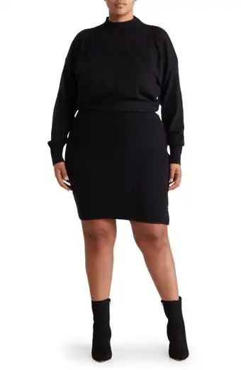 Melrose and Market Long Sleeve Side Ruched Dress | Nordstromrack | Nordstrom Rack
