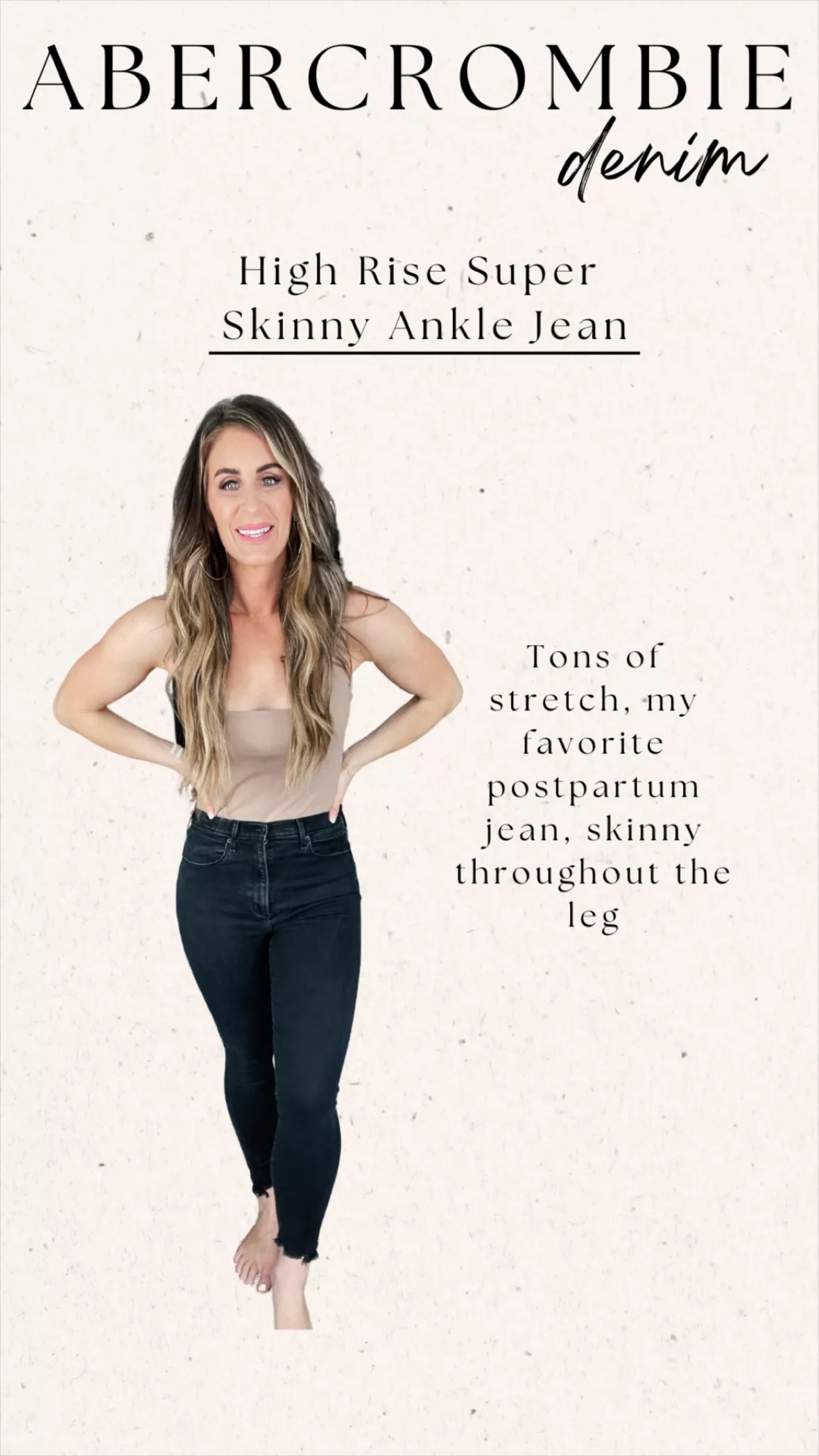 Women's High Rise Super Skinny Ankle Jean