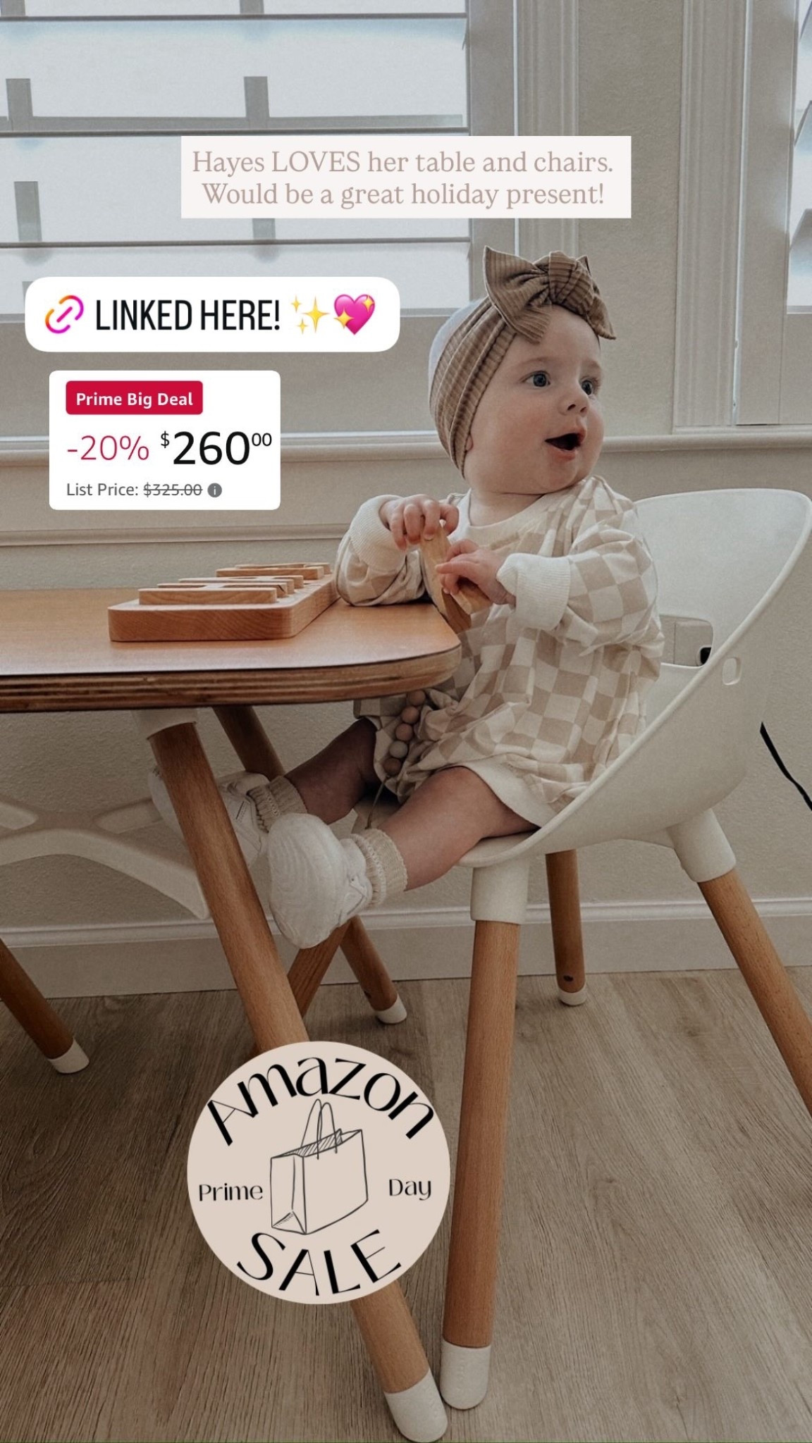 Hayes loves her table and chairs would be perfect for a holiday gift. On sale today with Amazon big deal days!

#LTKKids #LTKSaleAlert #LTKHome