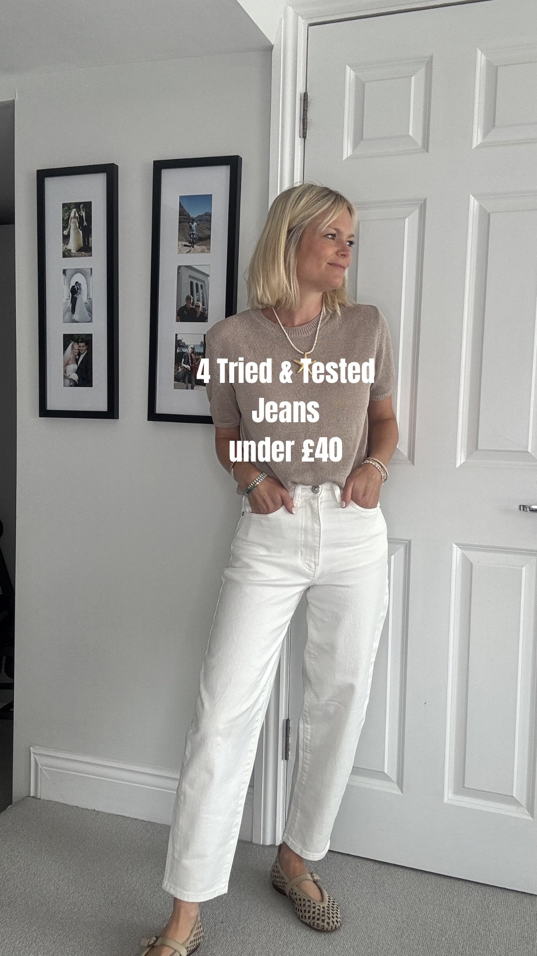 4 of the styles I have been buying my clients from M&S this season 

Wearing short in all the ankle length styles but regular in the wide leg. I’m 5ft 2 for ref. 

And yes their sizing has changed and waists are smaller so you will probably want to size up if between sizes. 

Jeans 
White jeans 
Summer outfits

#LTKsummer #LTKuk #LTKjeans