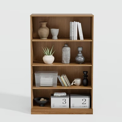 Dovelina Gershwin Open-Style Accent Storage Cabinet - Adjustable Shelving and Cable Management Solution 49*31 Wood | Target