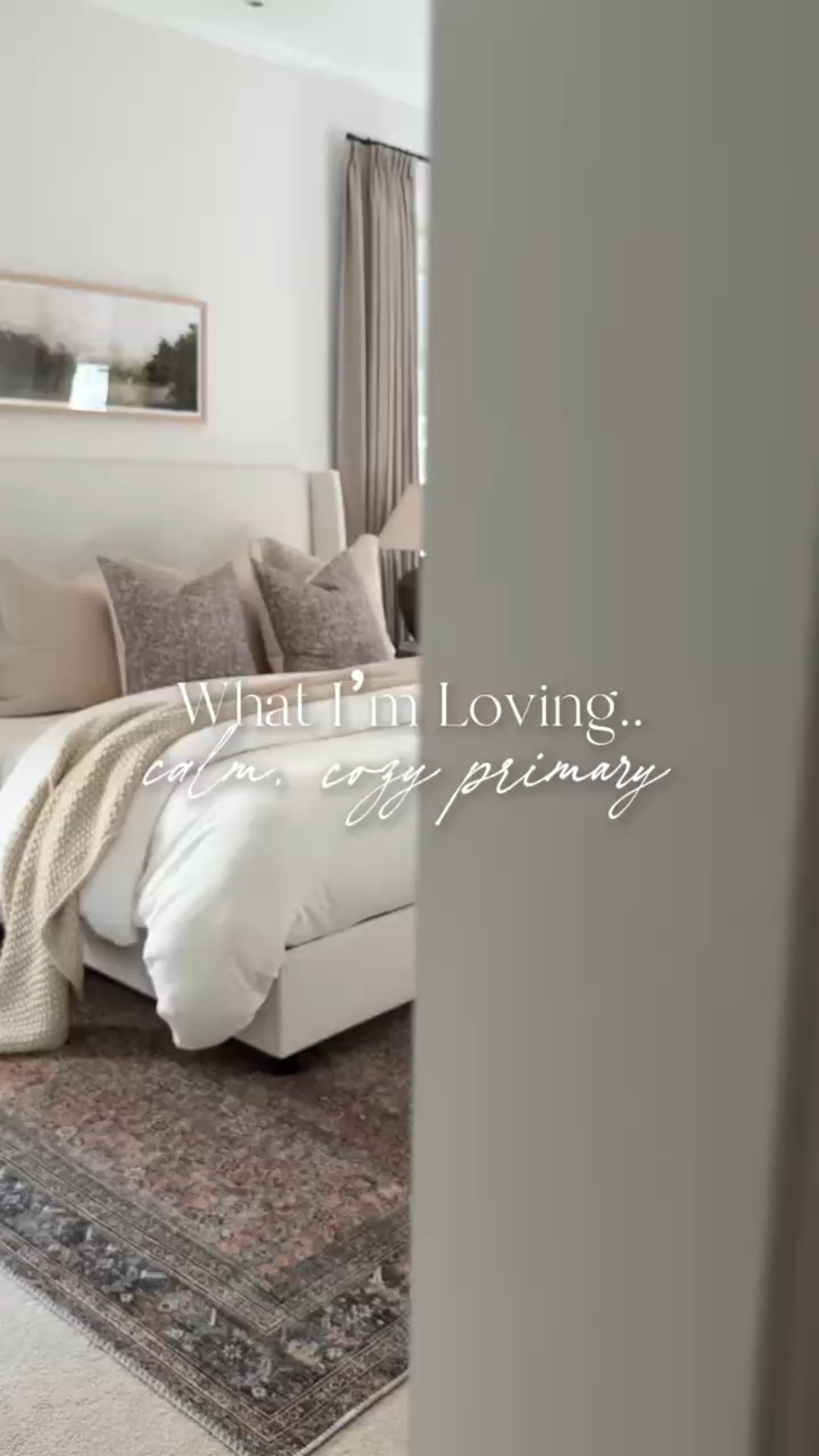 Calm, cozy primary🤍 The perfect space to relax post-holidays!

#LTKFindsUnder100 #LTKHome #LTKFindsUnder50