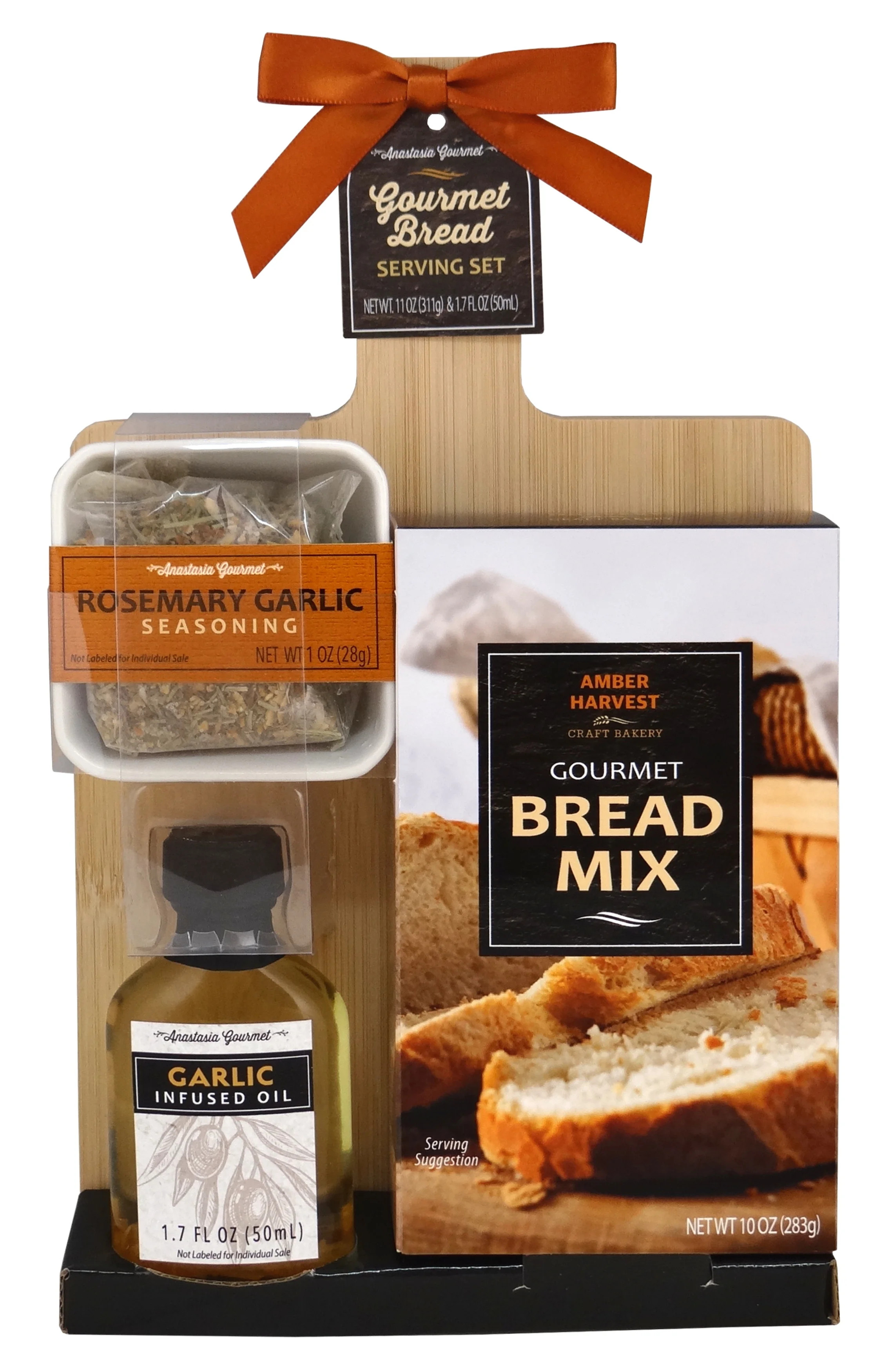 Bread Mix Gift Set with Serving Board by Amber Harvest - 11oz, 1.7 fl oz | Walmart (US)