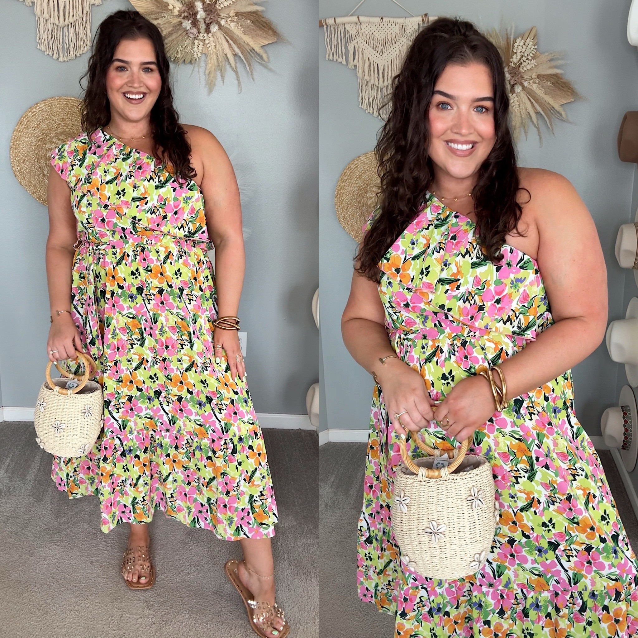 Amazon affordable one shoulder maxi dress 🌴 Size XL
Vacation dress, resort wear, garden party, casual outfit 

#LTKStyleTip #LTKMidsize #LTKPlusSize