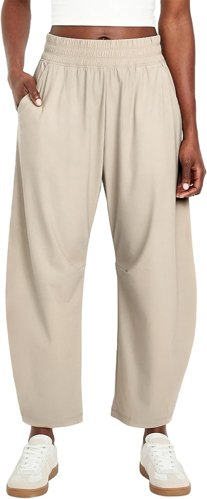 Barrel Pants Women Baggy Wide Leg Elastic Waisted Sweatpants Athletic Clothes Lounge Palazzo Trou... | Amazon (US)