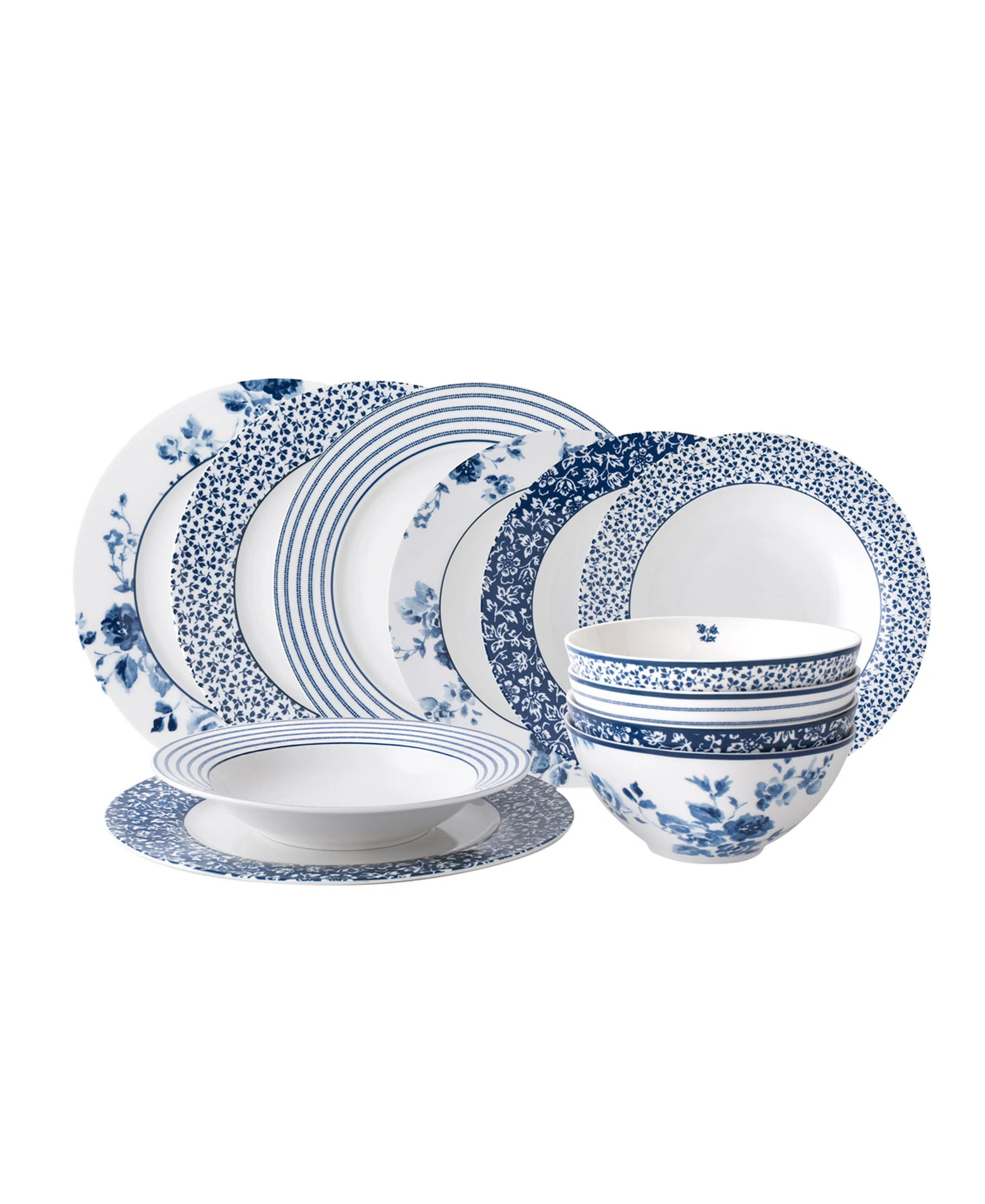 Laura Ashley Giftbox 12 Piece Dinnerware Set Service for 4 & Reviews | Wayfair | Wayfair North America