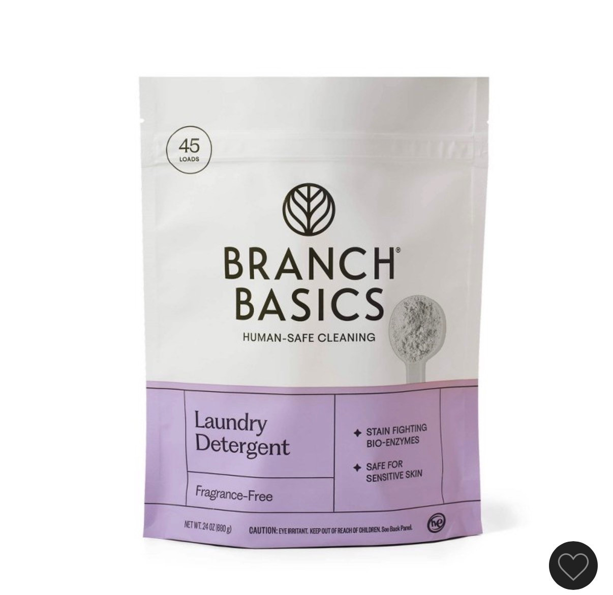 Branch Basics Fragrance-Free Laundry Detergent Powder - 1.5lbs: Resealable
Bag, Sensitive Formula, 45 Uses

Nontoxic laundry detergent
Target home sale

#LTKHome