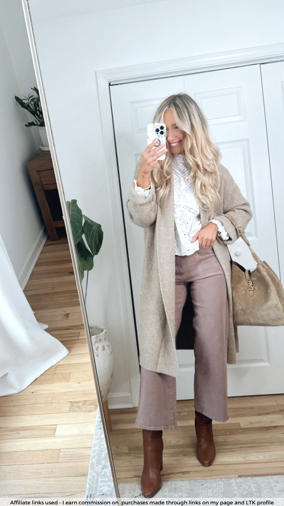 Early spring outfit with boots 