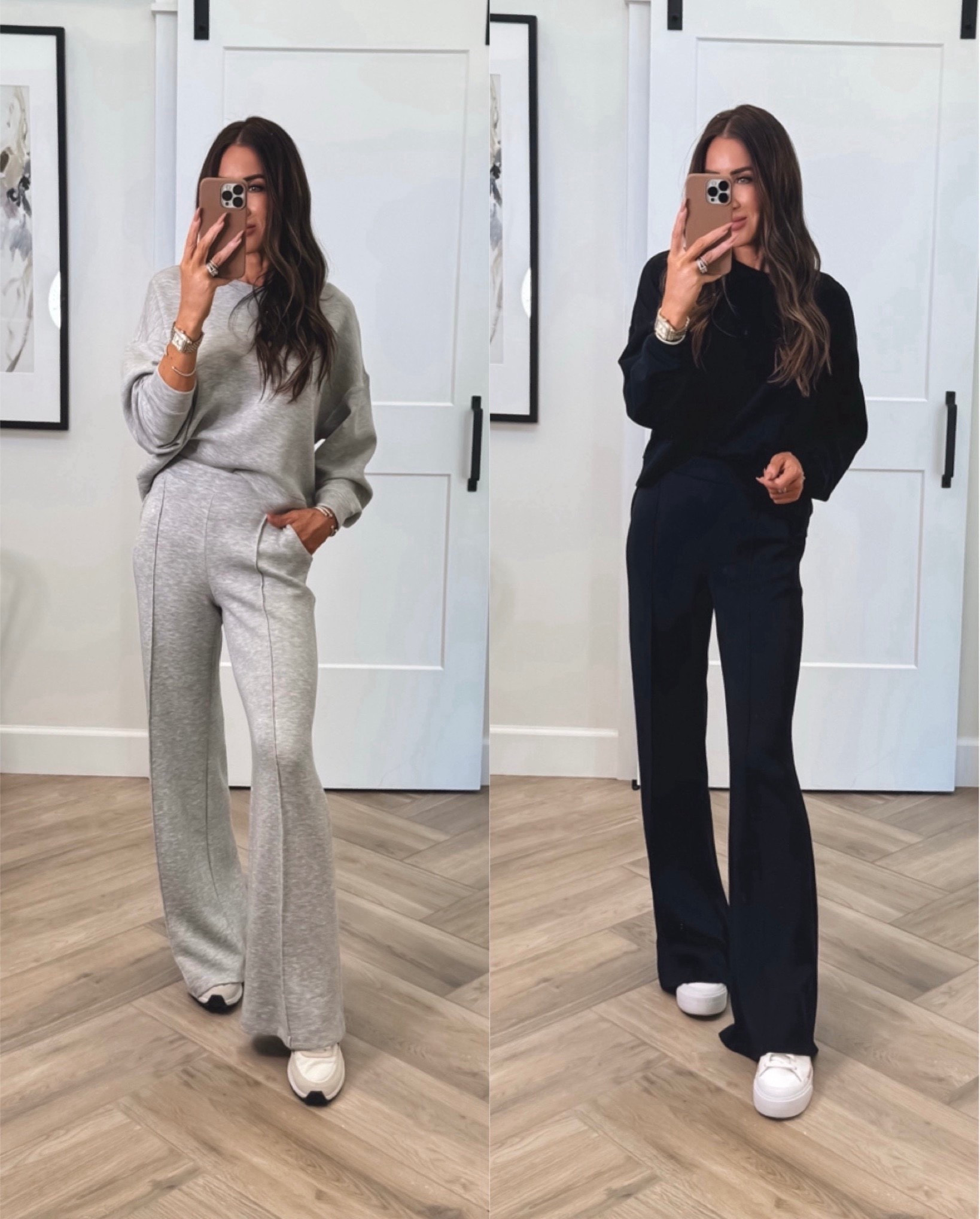 This viral set is made of the most delicious fabric…reminds me of the air essentials from spanx…yet only $22 or $19 each!
These sets are incredible! Sz medium in tops for an oversized look also with leggings and xs in pants 
Walmart outfit ideas
Scuba set
I am 5’5” with a longer torso 
#ltku


#LTKFindsUnder50 #LTKStyleTip #LTKSeasonal