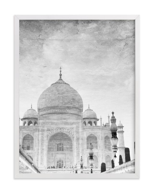 "Reflection of the Taj Mahal" - Photography Limited Edition Art Print by Heather Marie. | Minted