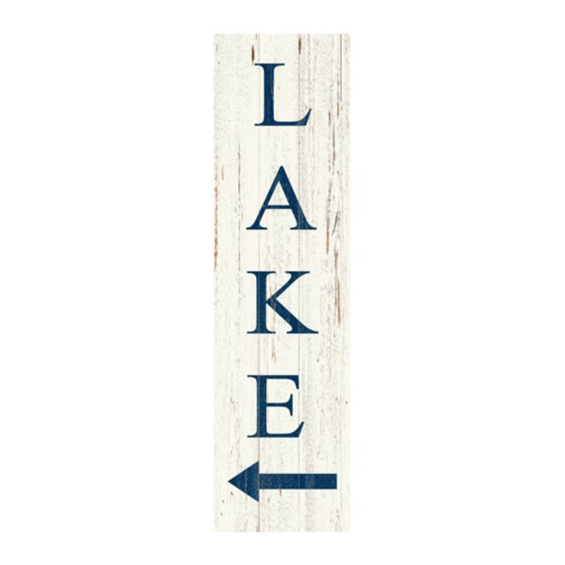 Lake Arrow Sign- Vertical Lake Arrow Sign | Etsy (US)
