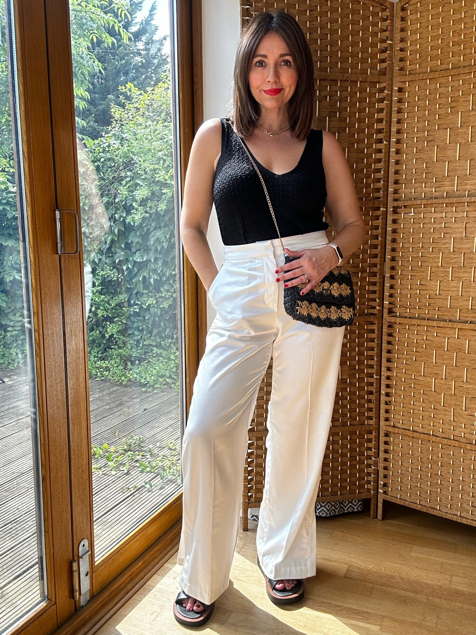 I’ve been searching for white wide legged trousers for ages. These ones are very purse friendly from H&M - but my advice is to size up 2 sizes!!! 

#LTKeurope #LTKhome #LTKfamily
