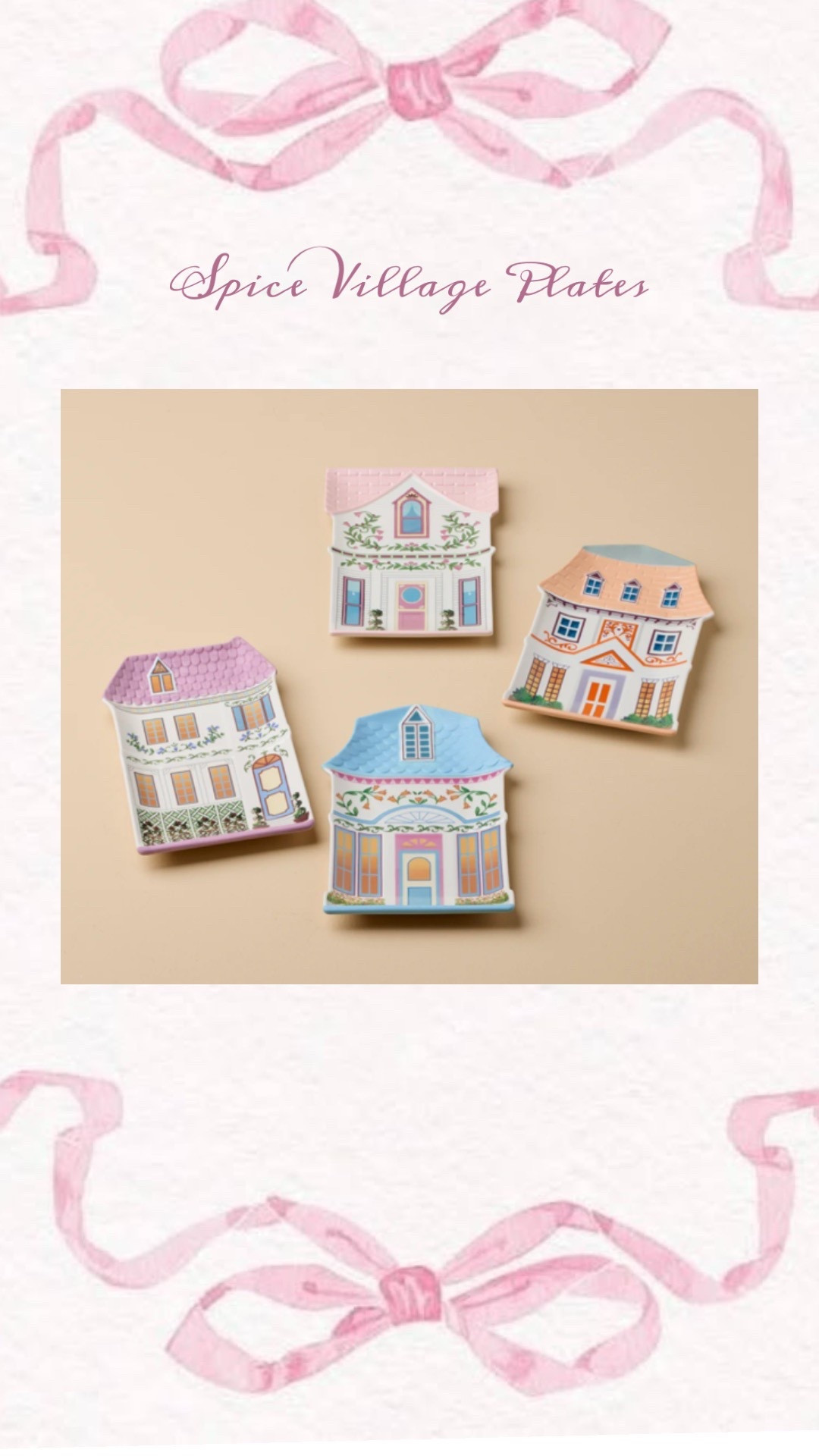 Lenox spice village collection small plates 🎀 so cute ahhh 

#LTKHome