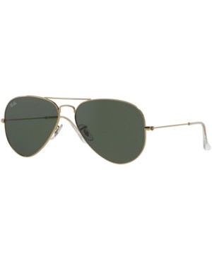Ray-Ban Aviator Sunglasses, RB3025 58 | Macys (US)