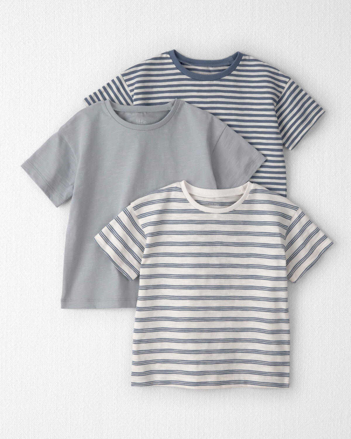 Toddler Boy 3-Pack Organic Cotton Tees in Stripes | Carter's Inc