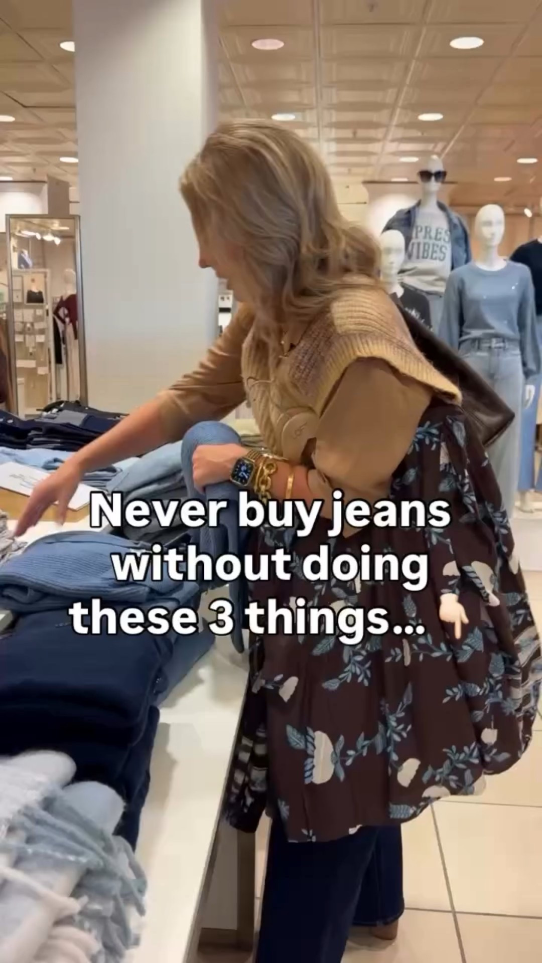 Shopping for jeans can feel like searching for a needle in a haystack 🧵—but it doesn’t have to! 

Here are the 3 things I always tell my clients before they start their search: 
1️⃣ Know your rise: High-rise? Mid-rise? Find the one that flatters your proportions. 
2️⃣ Focus on the fit at the waist and hips: A tailor can handle the rest, but these areas need to feel comfortable and supportive. 
3️⃣ Check the stretch: A good denim blend should have enough stretch to move with you but enough structure to hold its shape. 

Once you follow these, you’ll be well on your way to finding jeans that feel like they were made just for you! 💙 
Ready to ditch the guesswork? Let’s chat about personal shopping and styling services to make denim shopping effortless. 
#NeverBuyJeansWithoutDoingThis #DenimStyleMadeEasy #StyleConfidence #PersonalStyling #NashvilleStyle NashvilleStylist PersonalStylist