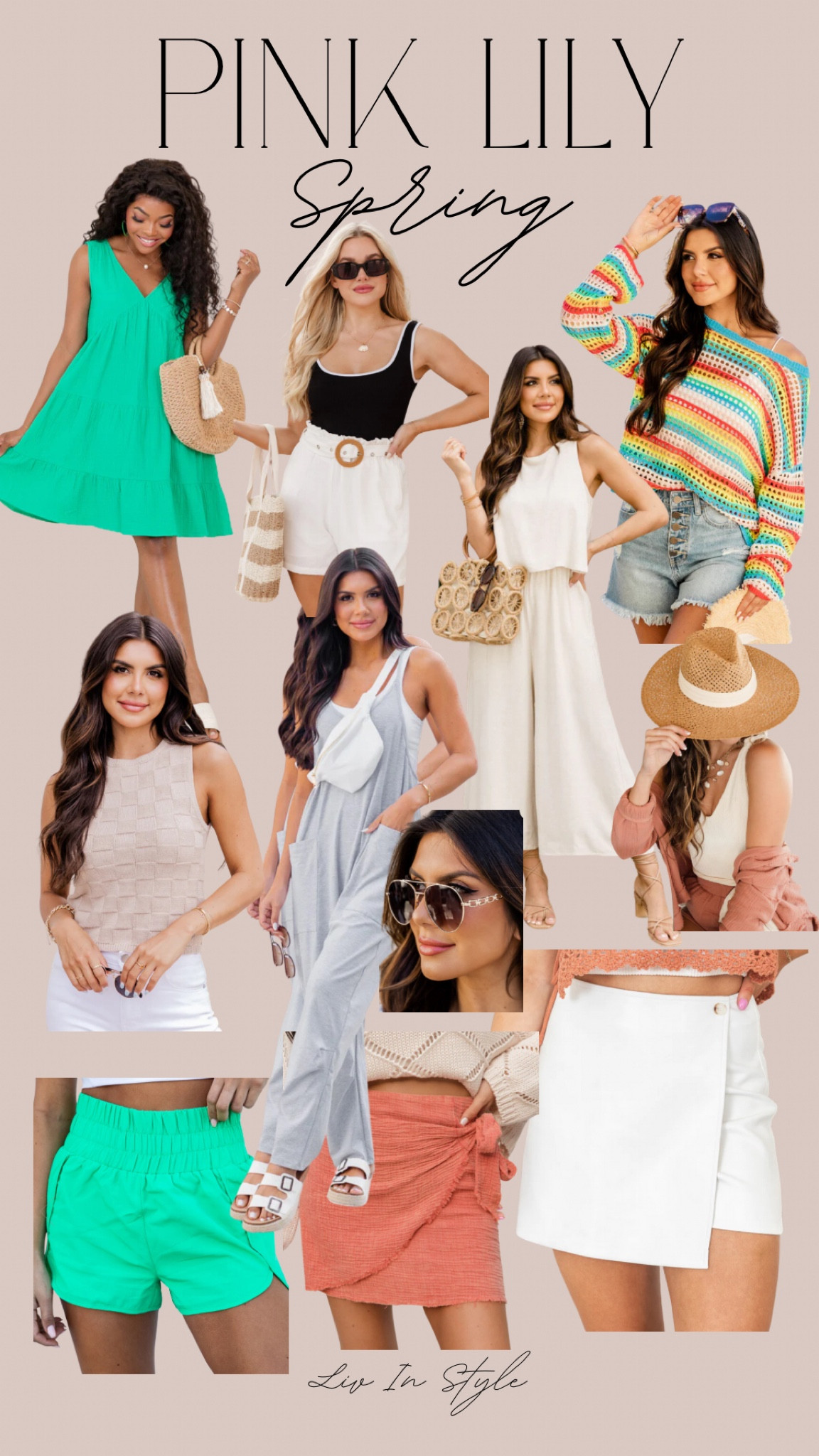 The new arrivals at Pink Lily are perfect for spring! So many great options that can be worn as travel outfits, resort wear and vacation outfits. They have some beautiful dresses that would make a perfect date outfit or wedding guest dress! And so many gorgeous accessories! Use code 20Olivia for an extra 20% off!

#LTKSeasonal #LTKstyletip #LTKsalealert