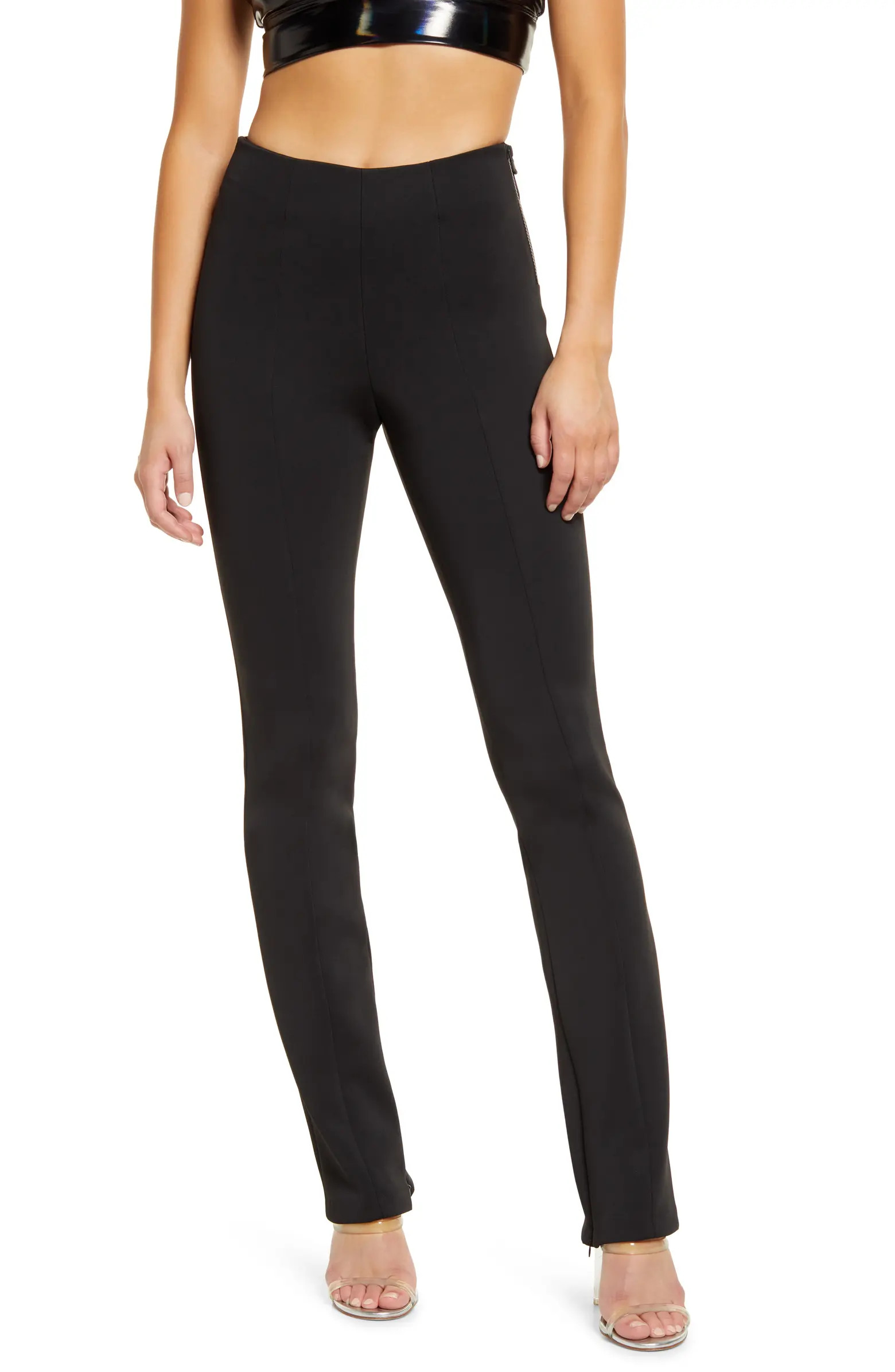 Zip Hem Scuba Pants | Nordstrom