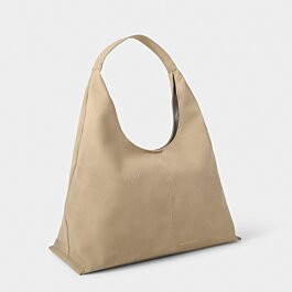 Laila Suedette Shoulder Bag in Light Taupe | Katie Loxton Ltd. (UK)