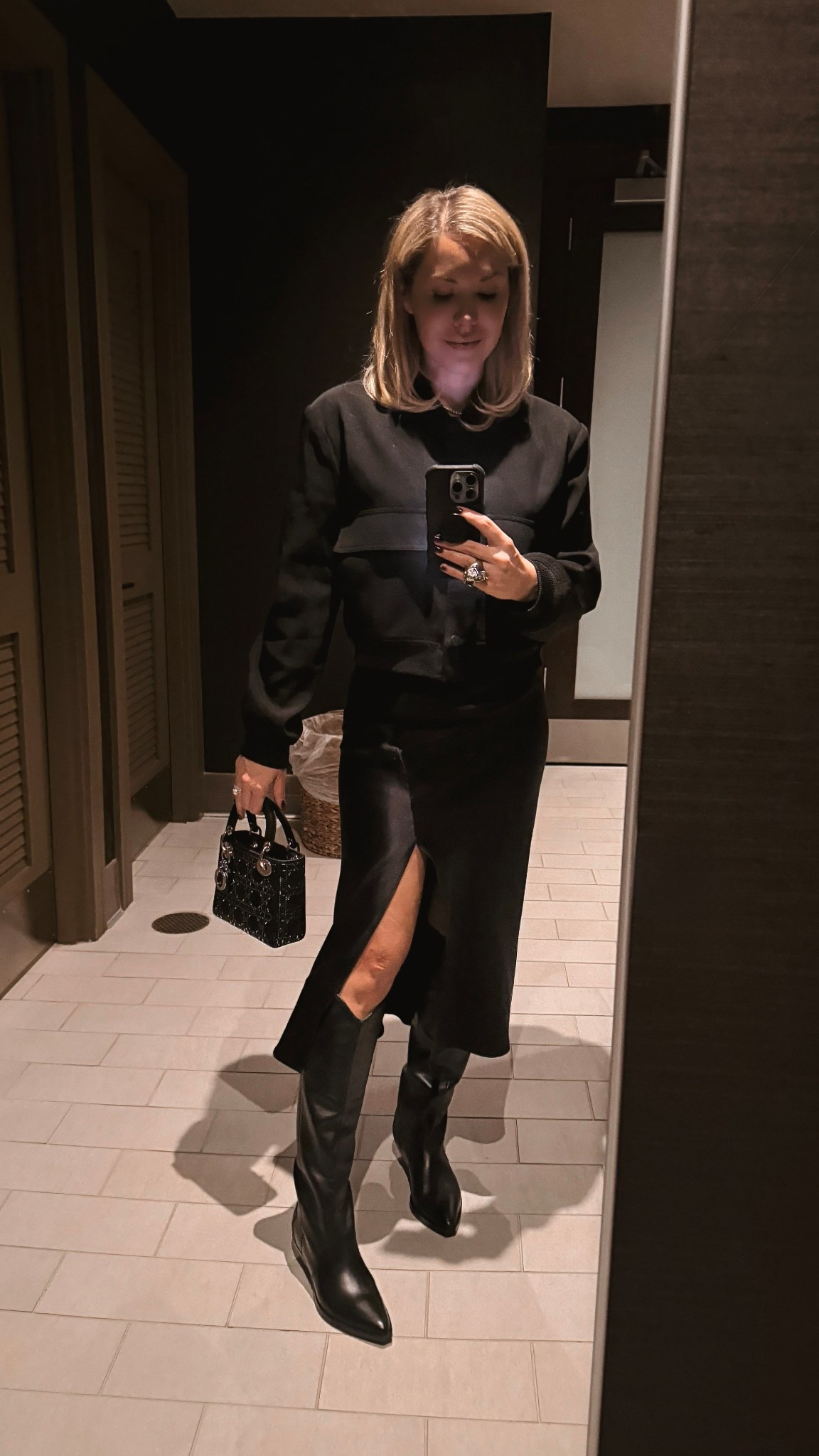 A little high low - skirt is Anine Bing (old) and wearing an Amazon jacket as a top 

#LTKootd #LTKFindsUnder50 #LTKdayinmylife