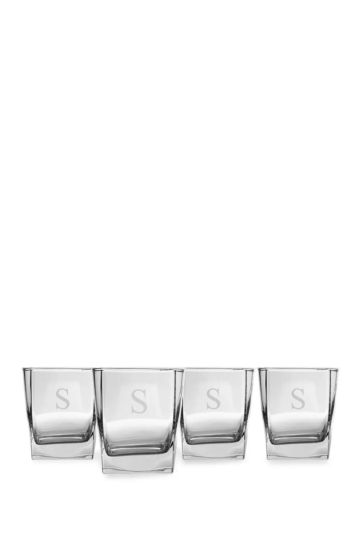 Cathy's Concepts | Monogram Rocks Glasses (Set of 4) - Multiple Letters Available | Nordstrom Rac... | Nordstrom Rack