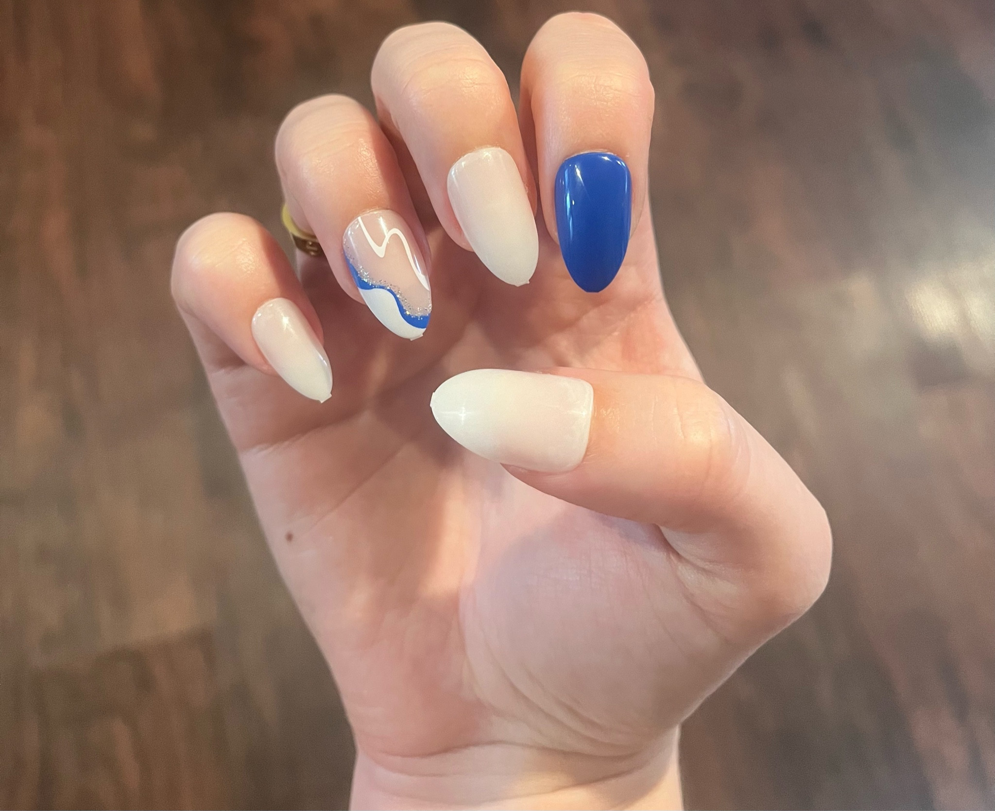 Press on nails 💙

#LTKsalealert #LTKbeauty #LTKstyletip
