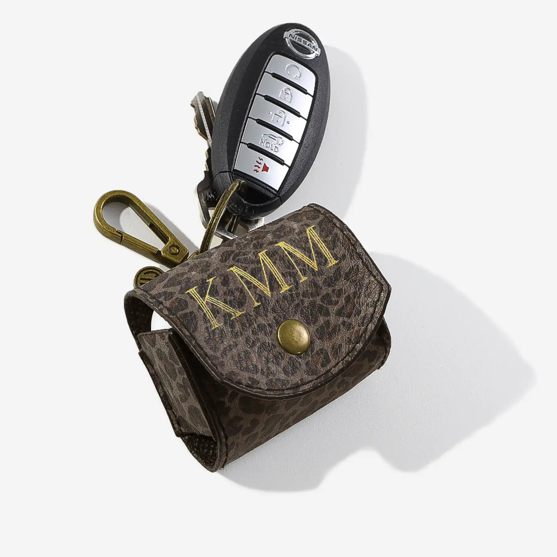 Monogrammed AirPod Case Keychain | Marleylilly