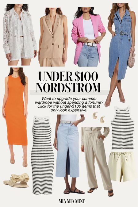 Nordstrom new arrivals under $100
Summer dresses under $100
Linen pants and linen shorts
Denim dresses
Striped knit dress
Summer outfits 

#LTKTravel #LTKFindsUnder50 #LTKFindsUnder100