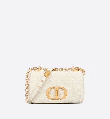Small Dior Caro Bag Latte Quilted Lambskin with Ornamental Motif | DIOR | Dior Couture