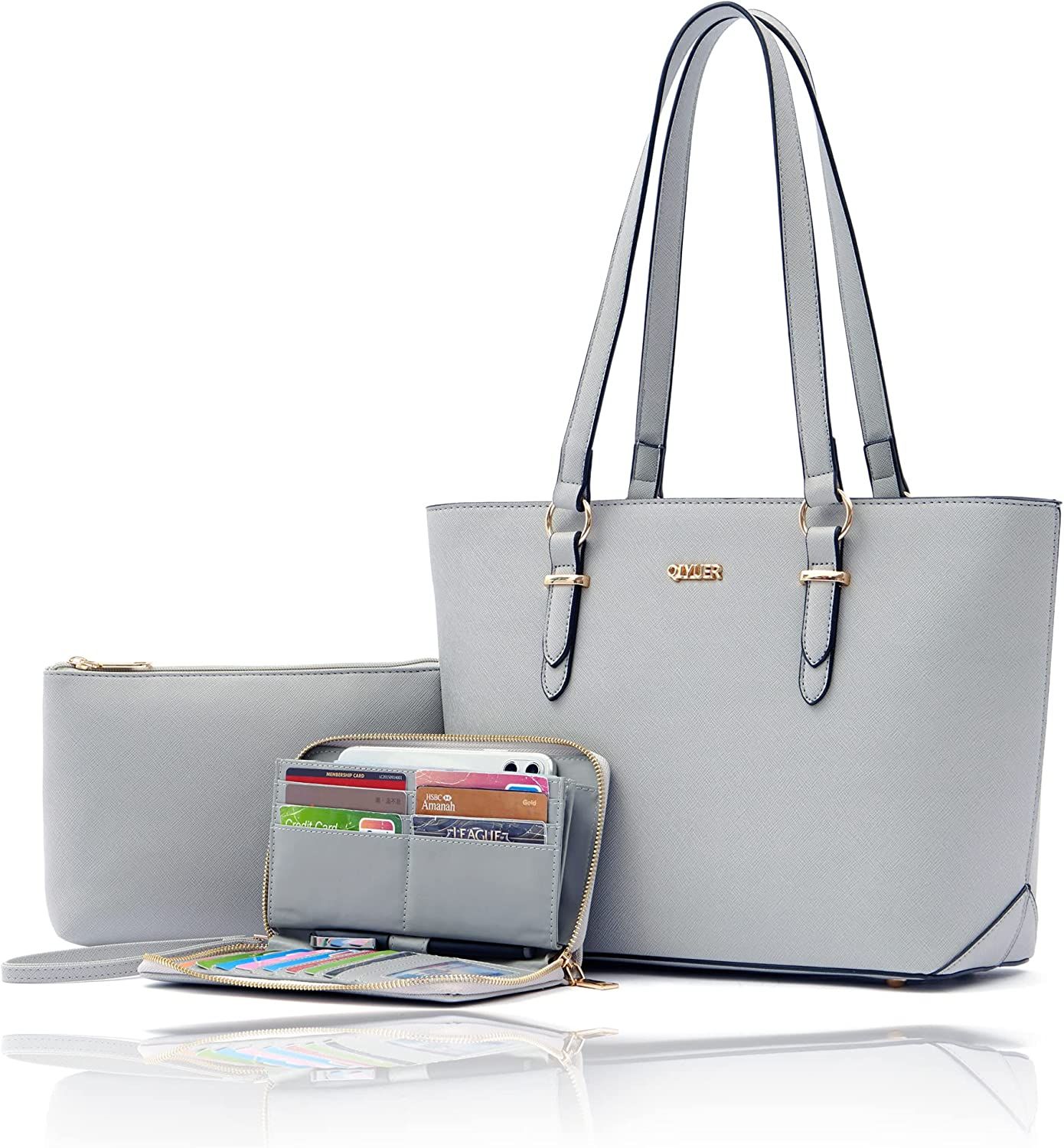 Purses And Wallets Set For Women Work Tote Satchel Handbags Shoulder Bag Top Handle Totes Purse W... | Amazon (US)