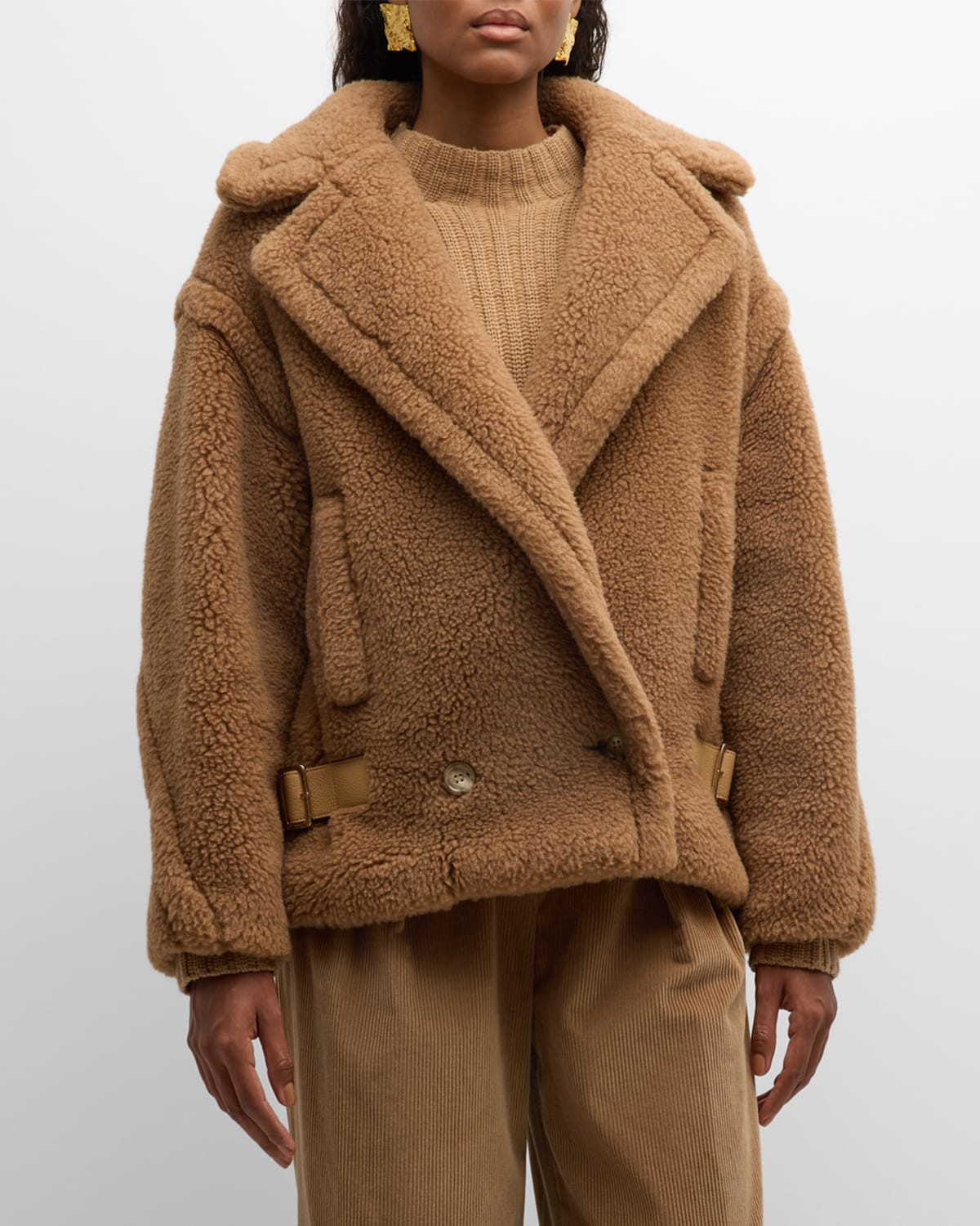 Vanadio Camel Wool Overcoat | Neiman Marcus