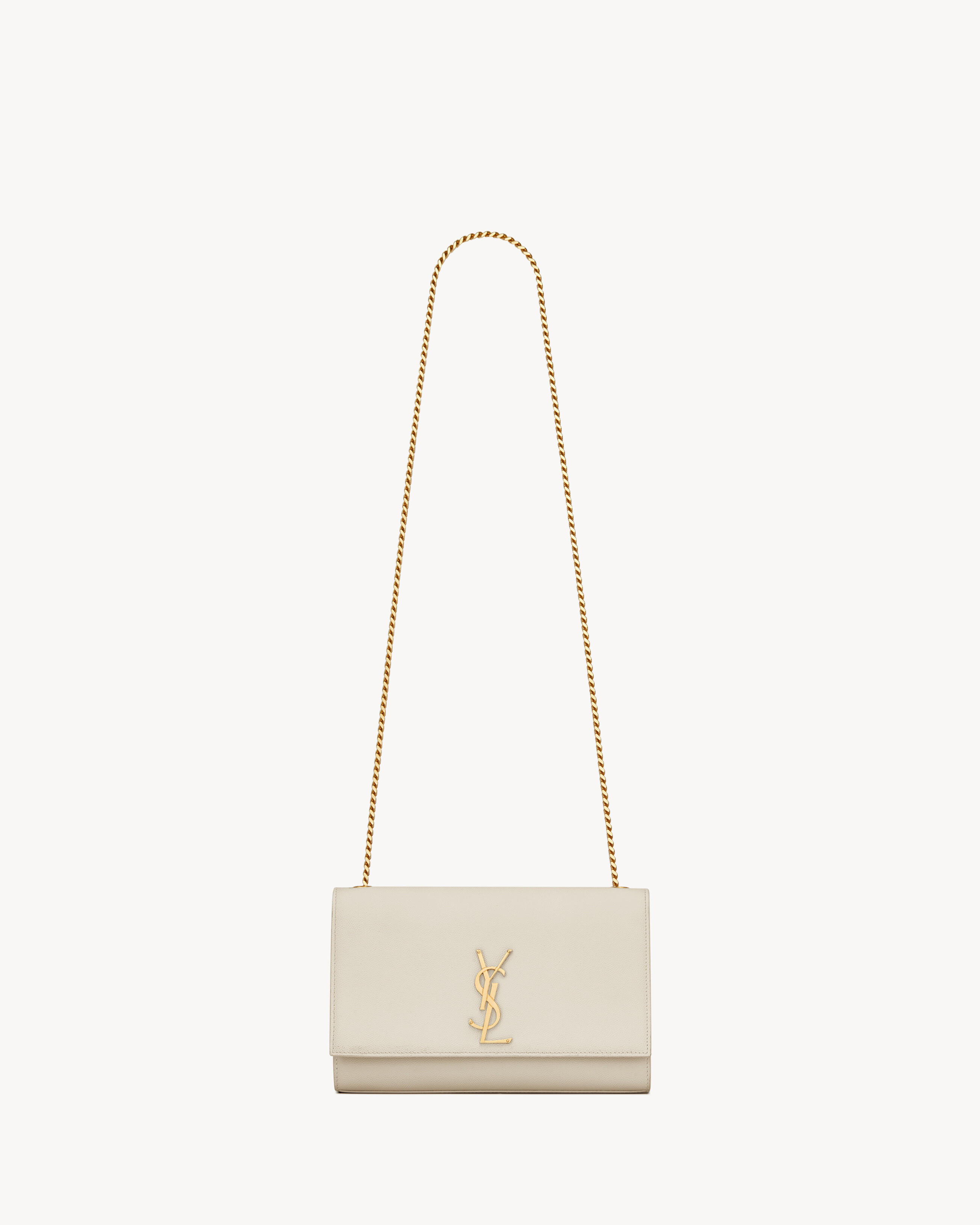 KATE MEDIUM IN GRAIN DE POUDRE EMBOSSED LEATHER in Black | Saint Laurent | YSL EN-US | Saint Laurent Inc. (Global)