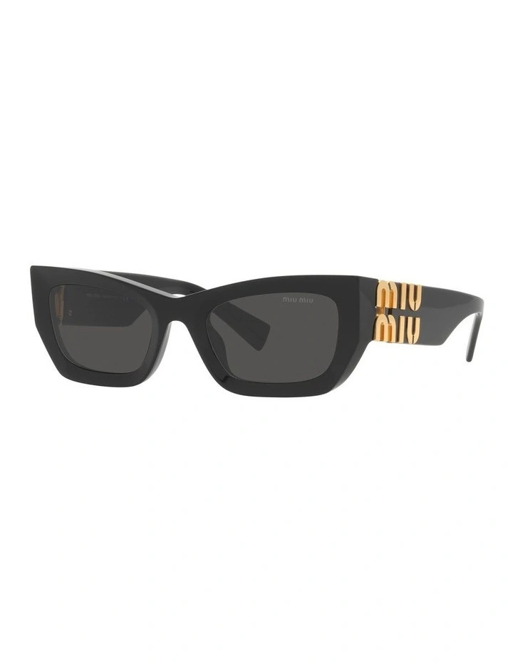 MU 09WS Runway Black Sunglasses | Myer