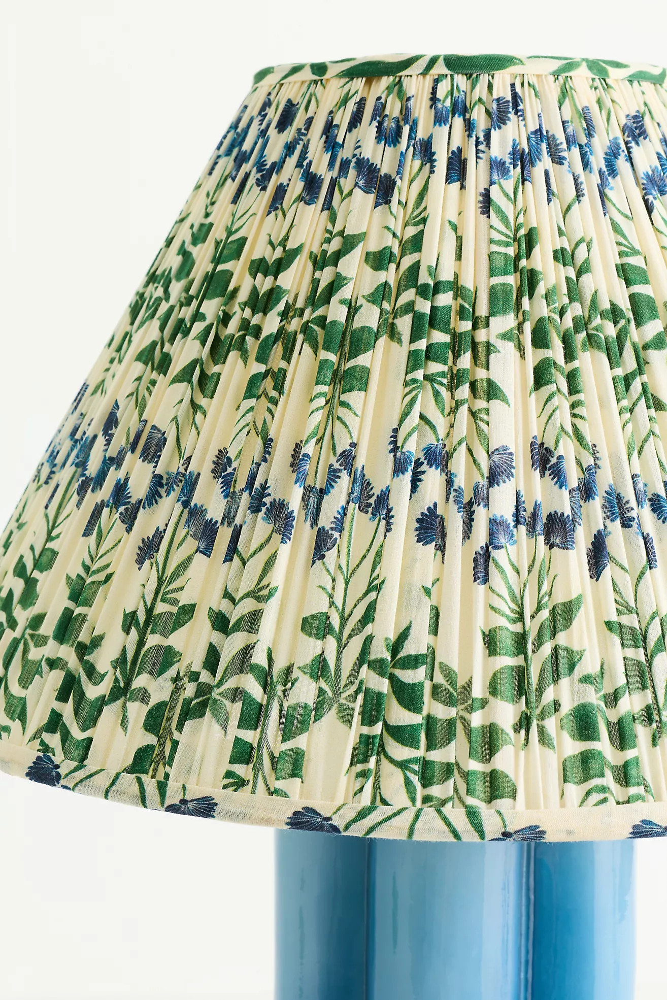Ruched Empire Printed Lamp Shade | Anthropologie (US)