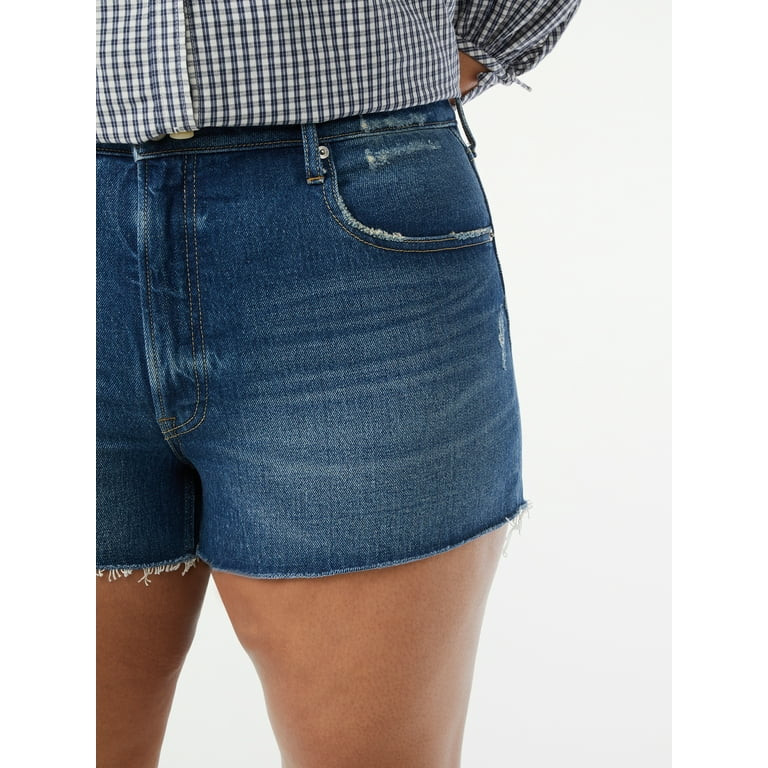 Free Assembly Women's 90's Cut Off Shorts | Walmart (US)