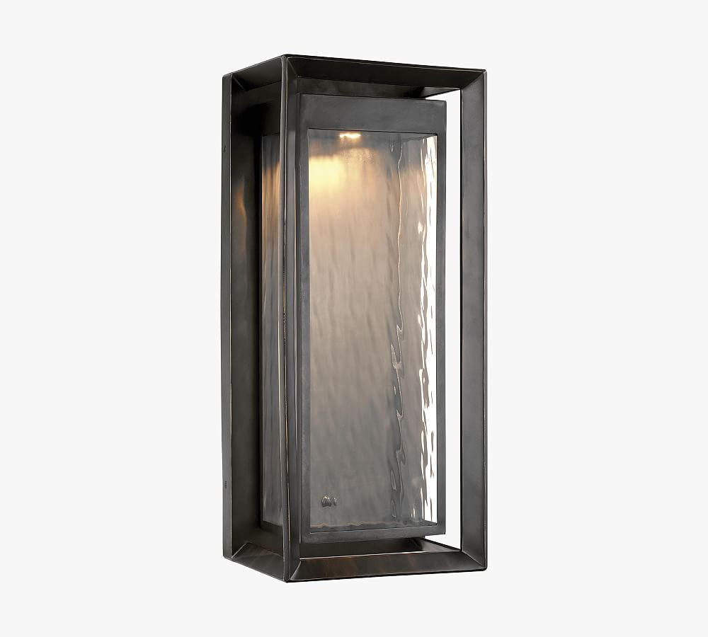 Leander Outdoor Metal LED Sconce (10"-23") | Pottery Barn (US)