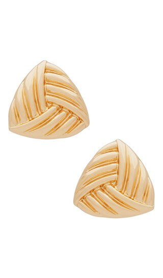 Fia Earrings in Gold | Revolve Clothing (Global)