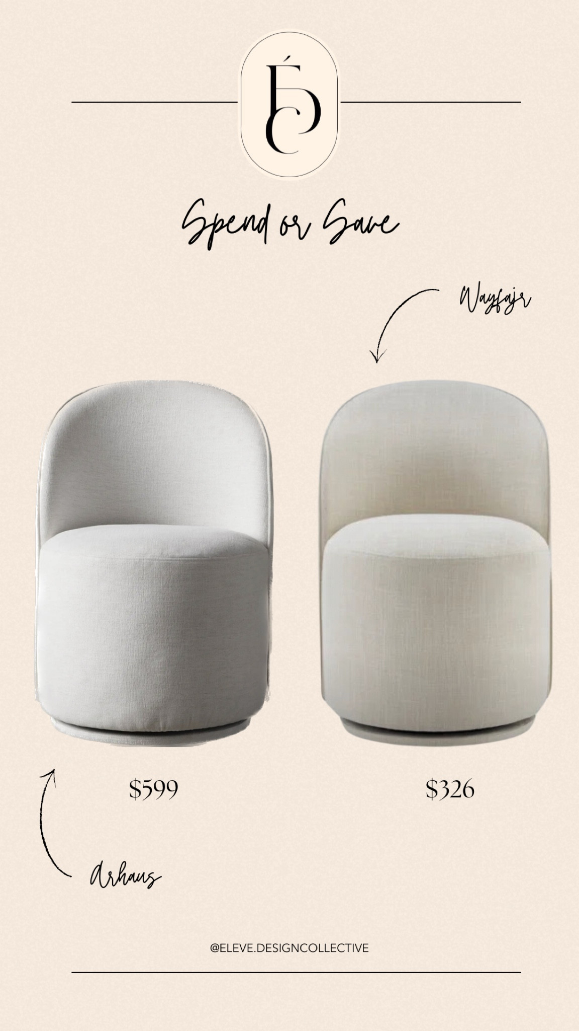 These modern swivel dining chairs can be paired with a modern table or even a wooden farmhouse dining table to add a fun mix of design to your space.  

#LTKstyletip #LTKsalealert #LTKhome