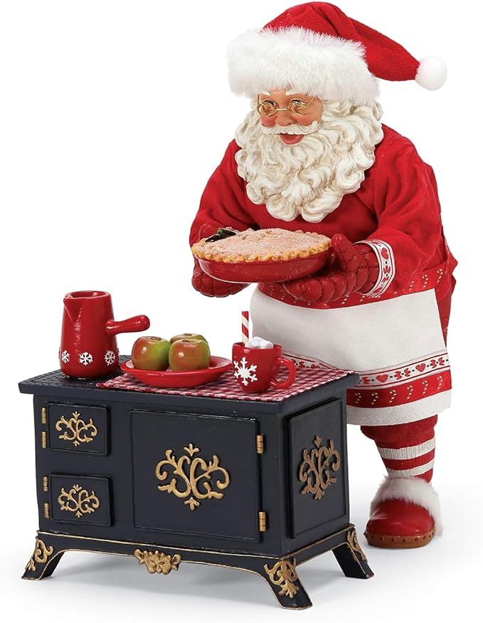 Department 56 Possible Dreams Santa Bon Apetit Apple Pie and Cocoa Figurine Set, 10 Inch, Multico... | Amazon (US)