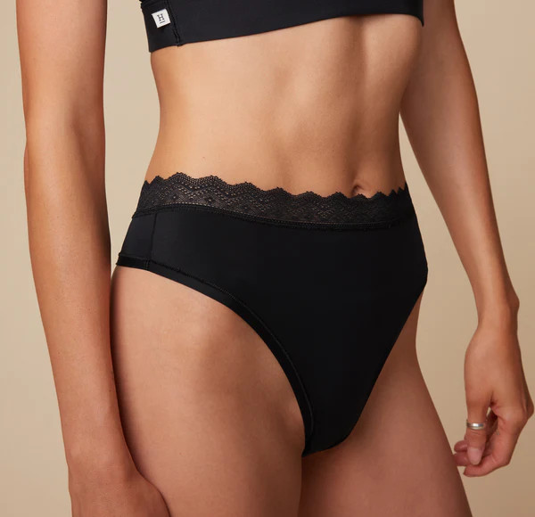 Bliss Lace Highwaist Thong | Harper Wilde