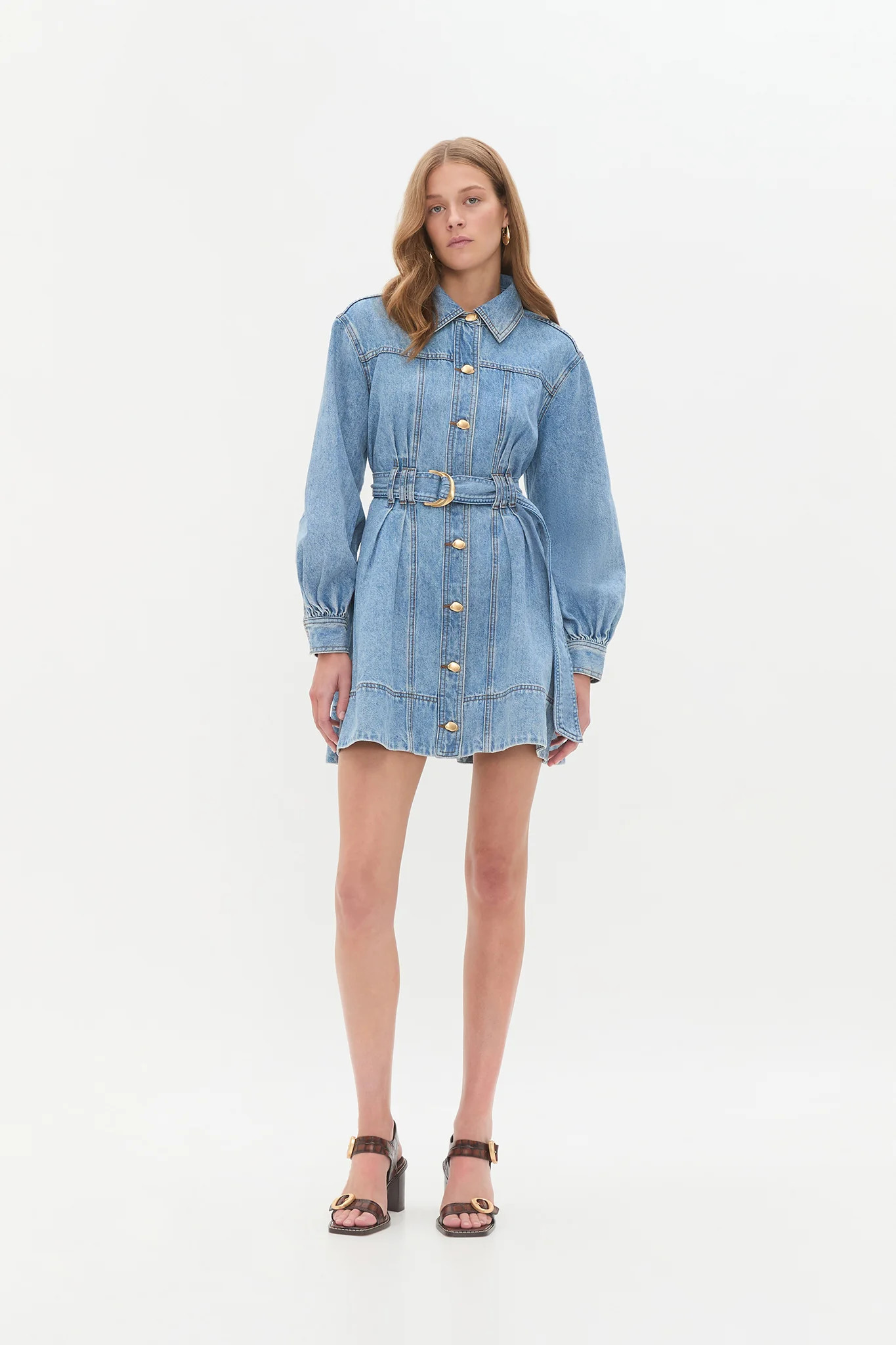 Lane Denim Mini Dress | aje. (US, UK, Europe, ROW)