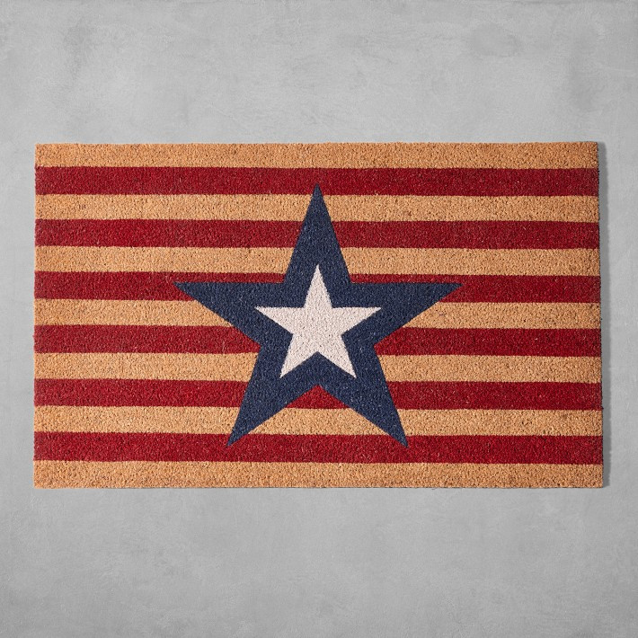 Williams Sonoma Stars & Stripes Doormat | Williams-Sonoma