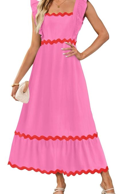 Summer dress. Vacation outfit. Wedding guest. Several colors.  Under $50

#LTKOver40 #LTKMidsize #LTKFindsUnder50