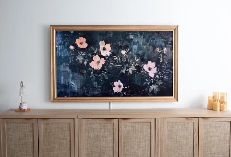 TV Frame, custom TV frame, modern decor, TV bezel, vintage frame home decor, unique gifts, frame ... | Etsy (US)