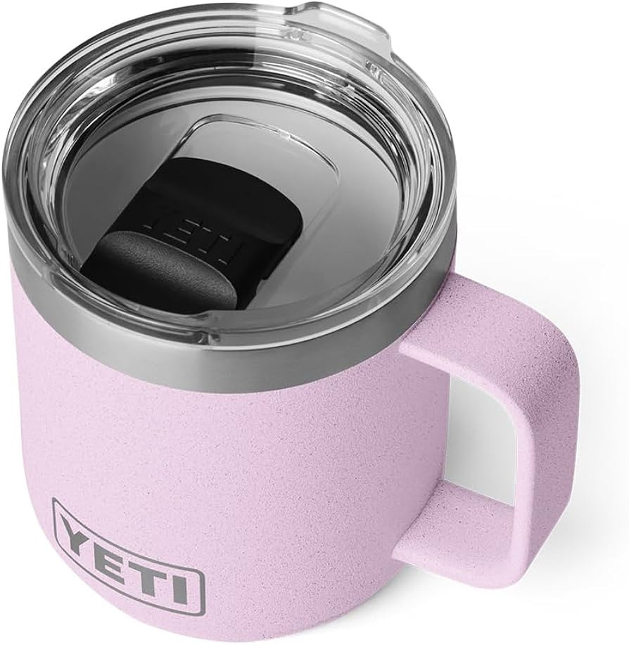 YETI Rambler 10 oz Ceramic Lined Stackable Mug, Vacuum Insulated, Stainless Steel with MagSlider ... | Amazon (US)